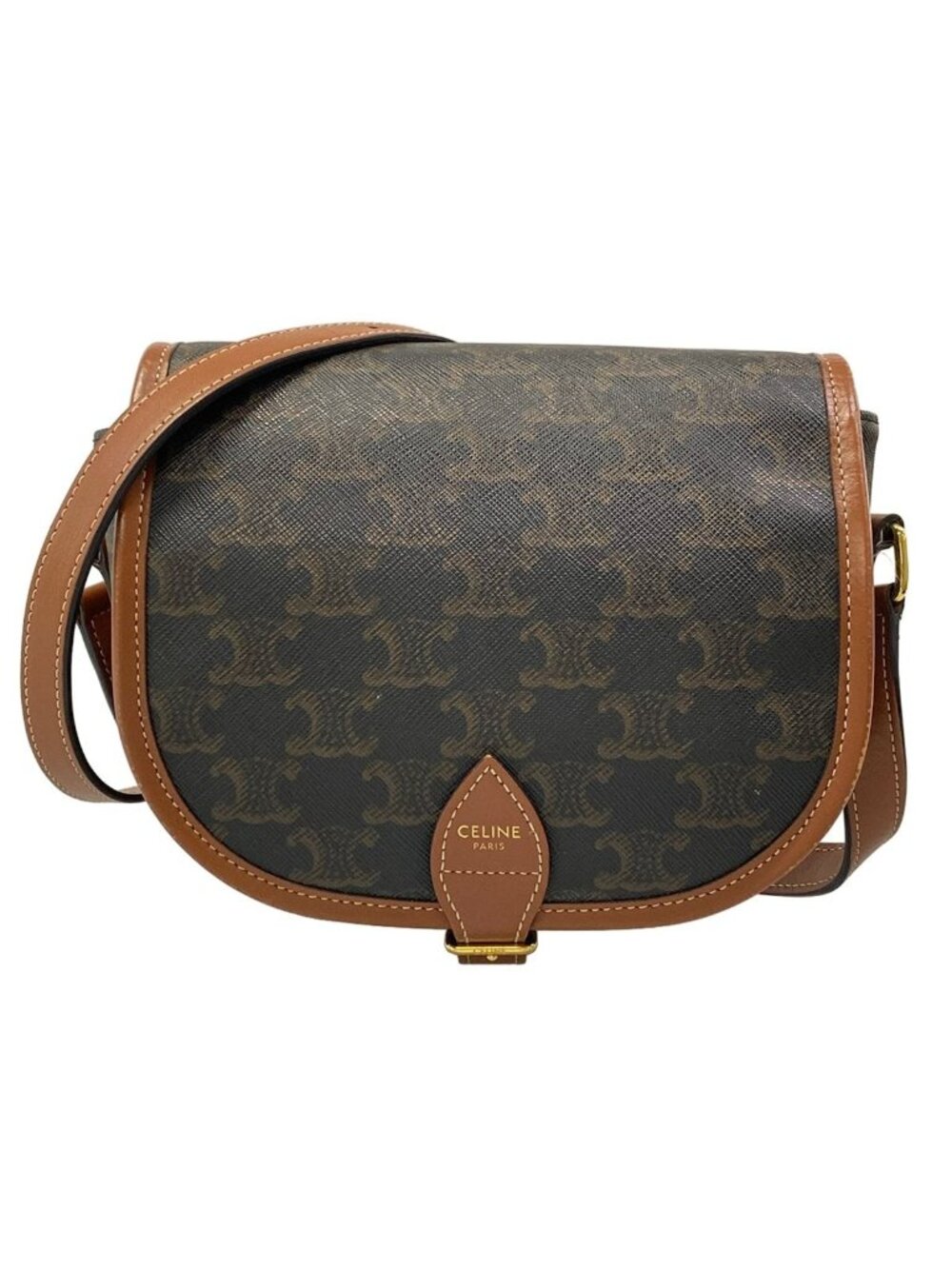 Celine Shoulder Bag Medium for Luco Tan Crossbody Leather